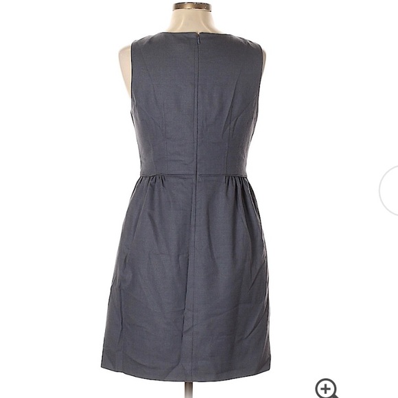 JCrew Wool Gray Dress - Picture 2 of 4